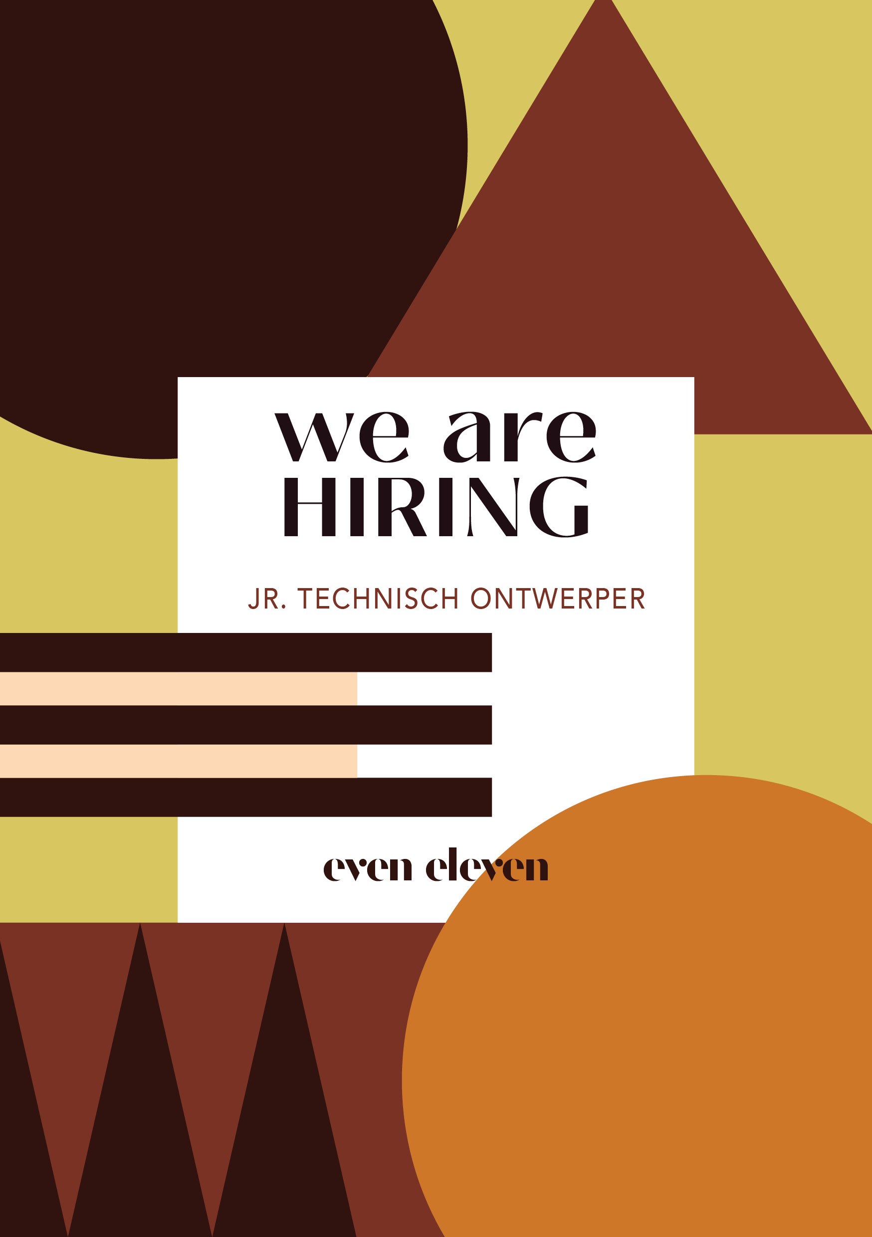 Even Eleven Vacature JR Technisch Ontwerper kopie